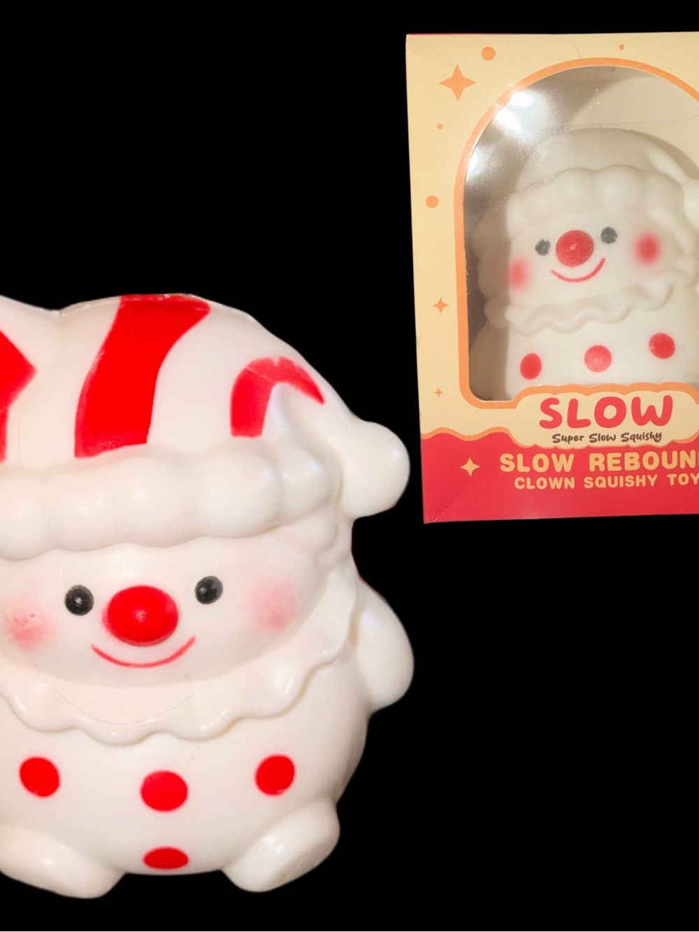 Chubby Christmas Clown Squish